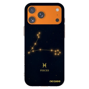 Picasee silikonowe przeźroczyste etui na Apple iPhone 17 Pro Max - PISCES