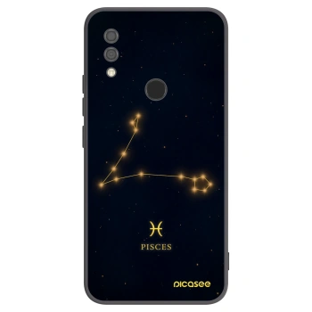 Picasee silikonowe czarne etui na Xiaomi Redmi 7 - PISCES