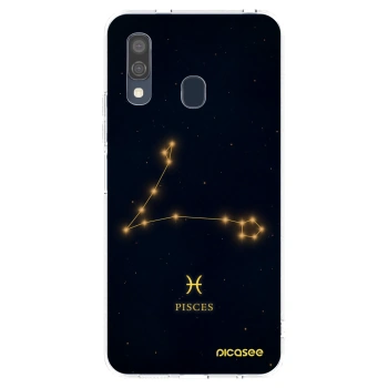 Picasee silikonowe przeźroczyste etui na Samsung Galaxy A40 A405F - PISCES