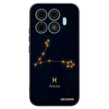 Picasee silikonowe czarne etui na Xiaomi 17T - PISCES