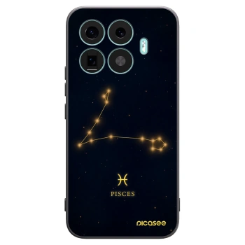 Picasee silikonowe czarne etui na Xiaomi 17T Pro - PISCES