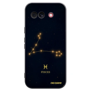 Picasee silikonowe czarne etui na Google Pixel 10a - PISCES