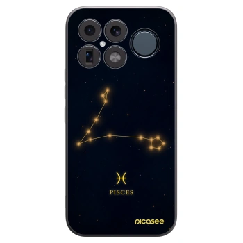 Picasee silikonowe czarne etui na Xiaomi Poco F8 Ultra - PISCES