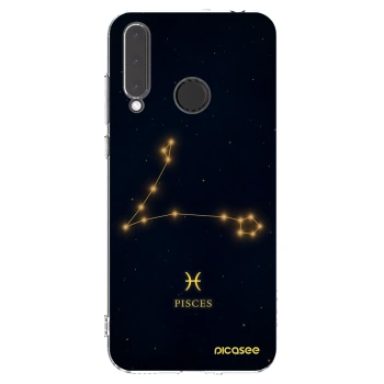 Picasee silikonowe przeźroczyste etui na Honor 20 Lite - PISCES