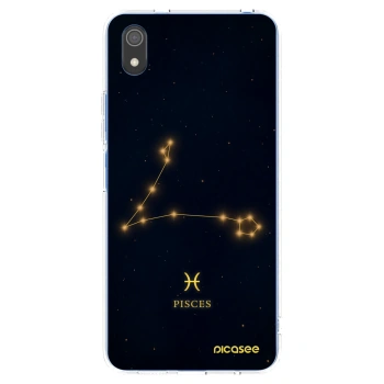 Picasee silikonowe przeźroczyste etui na Xiaomi Redmi 7A - PISCES