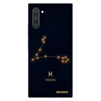 Picasee silikonowe przeźroczyste etui na Samsung Galaxy Note 10 N970F - PISCES