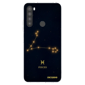 Picasee silikonowe przeźroczyste etui na Xiaomi Redmi Note 8 - PISCES