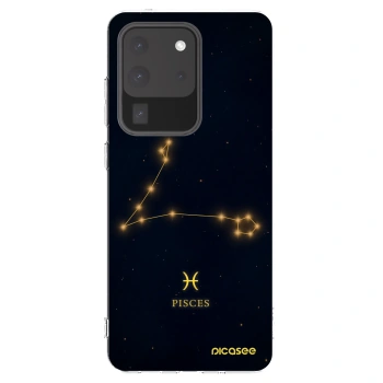 Picasee silikonowe przeźroczyste etui na Samsung Galaxy S20 Ultra 5G G988F - PISCES