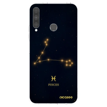 Picasee silikonowe przeźroczyste etui na Huawei P40 Lite E - PISCES