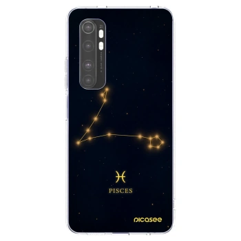 Picasee silikonowe przeźroczyste etui na Xiaomi Mi Note 10 Lite - PISCES