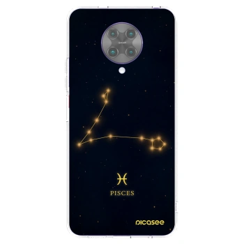 Picasee silikonowe przeźroczyste etui na Xiaomi Poco F2 Pro - PISCES