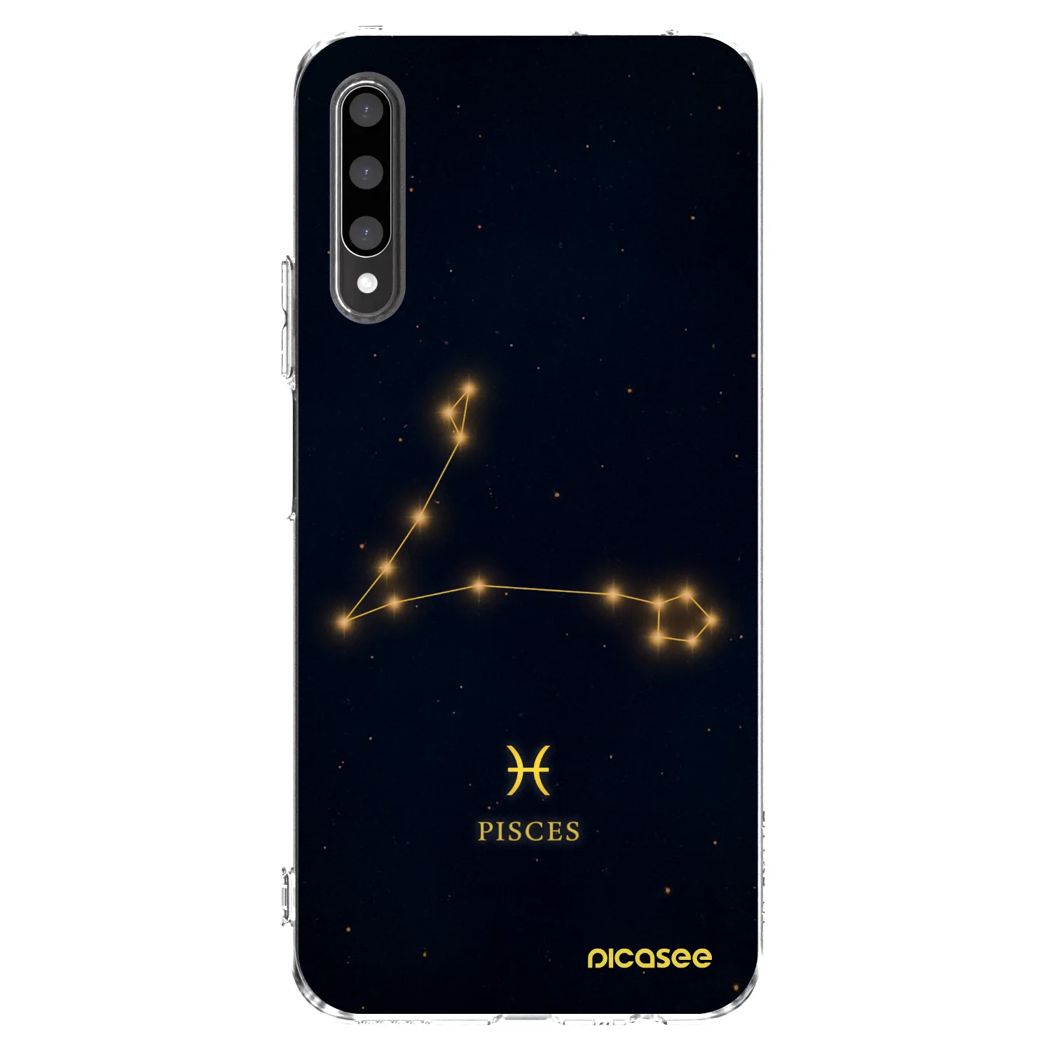 Picasee silikonowe przeźroczyste etui na Honor 9X Pro - PISCES