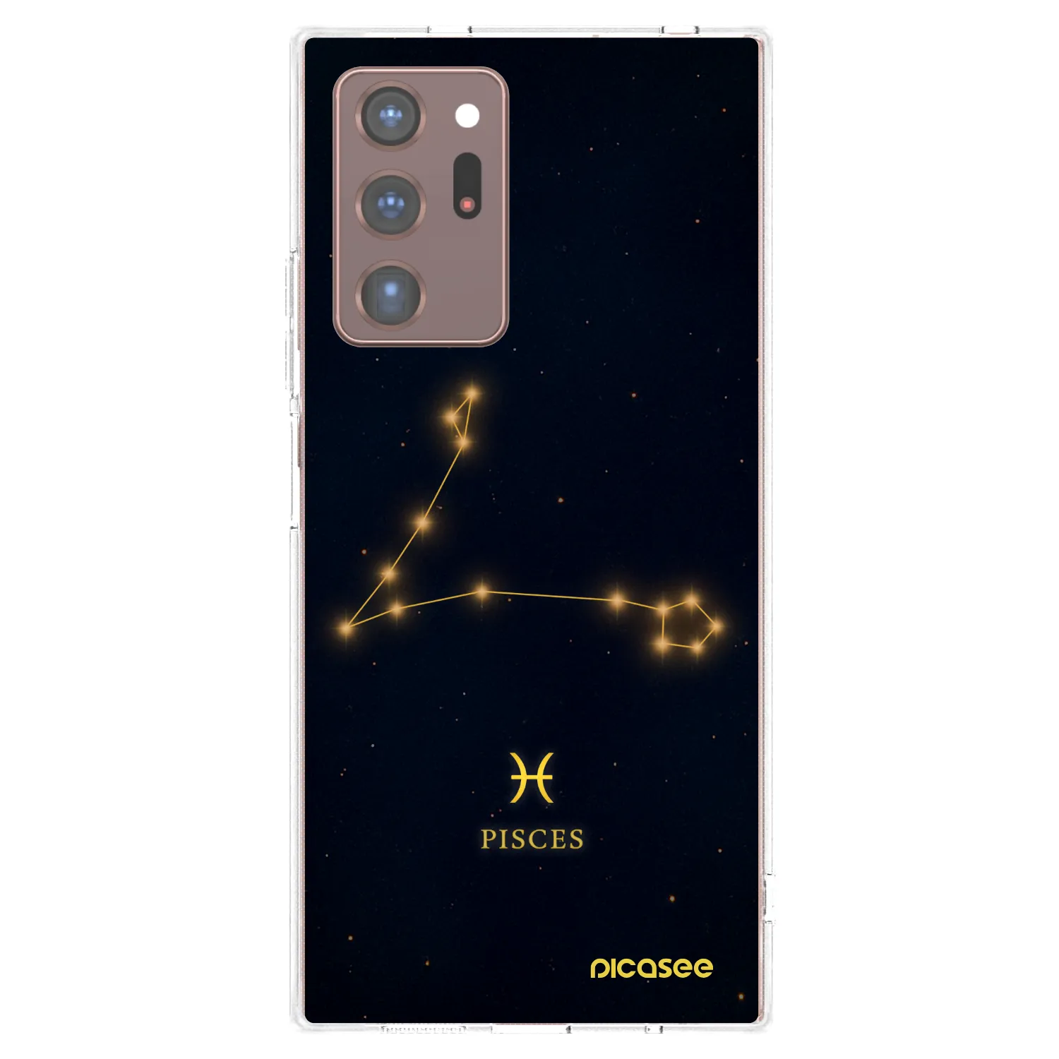 Picasee silikonowe przeźroczyste etui na Samsung Galaxy Note 20 Ultra - PISCES