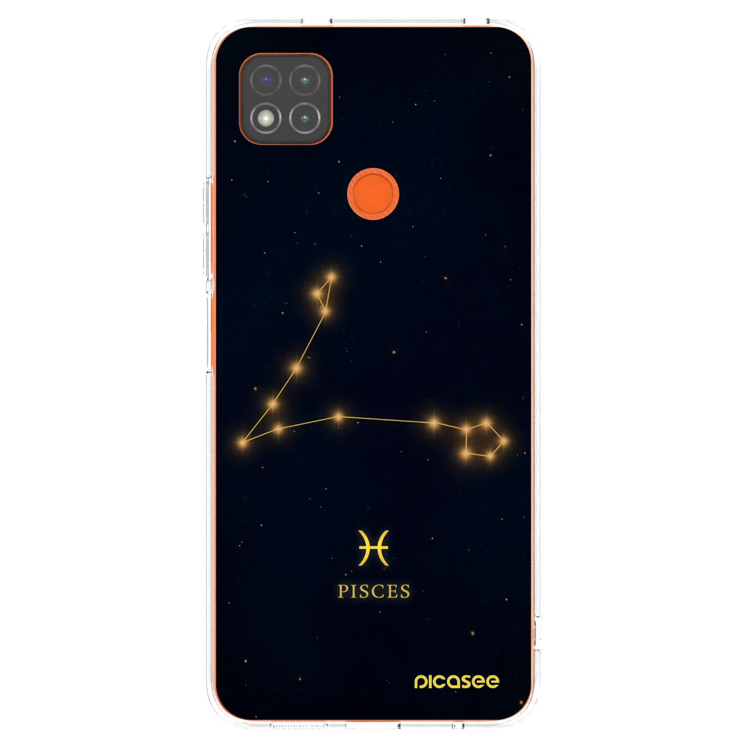 Picasee silikonowe przeźroczyste etui na Xiaomi Redmi 9C - PISCES