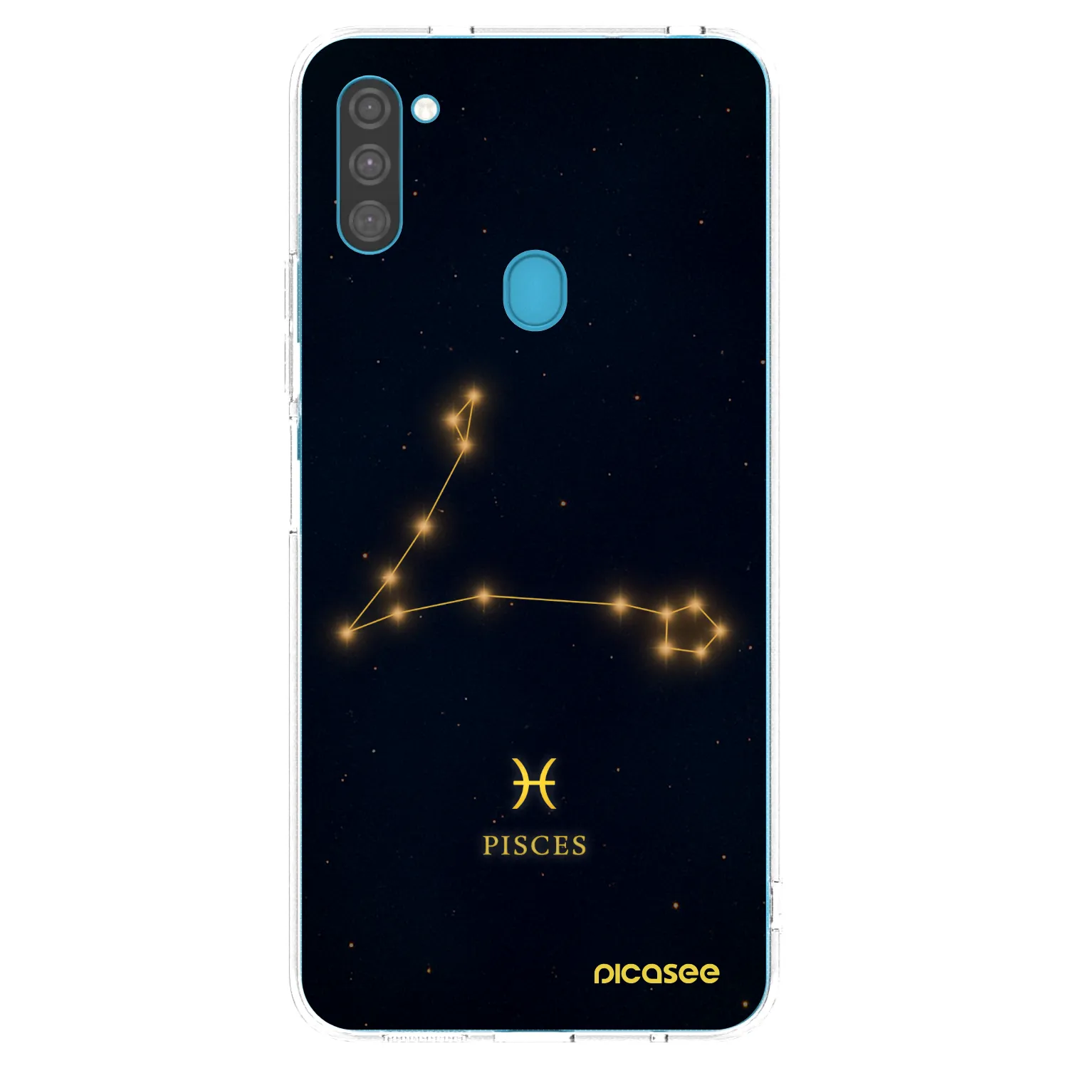 Picasee silikonowe przeźroczyste etui na Samsung Galaxy M11 - PISCES