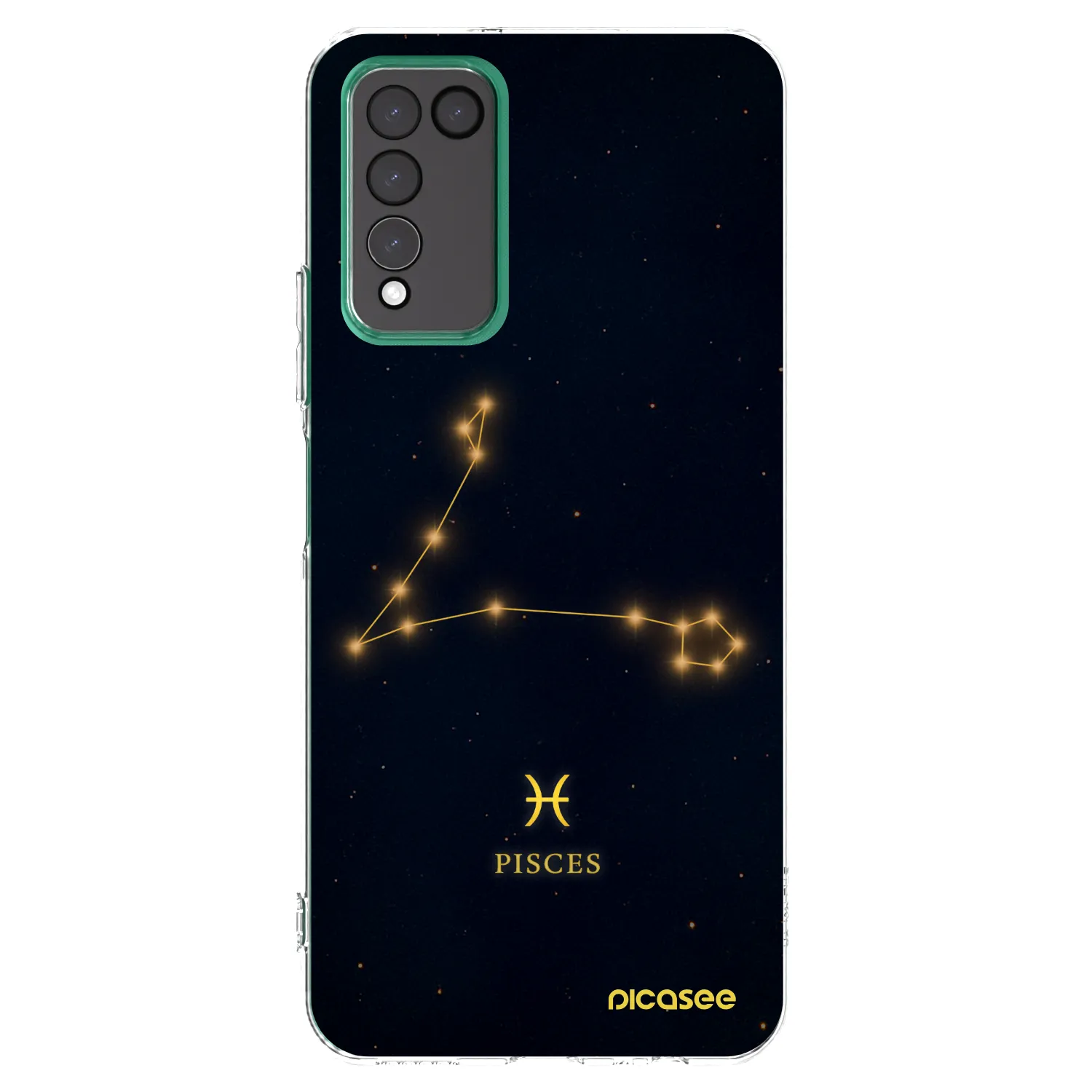 Picasee silikonowe przeźroczyste etui na Honor 10X Lite - PISCES