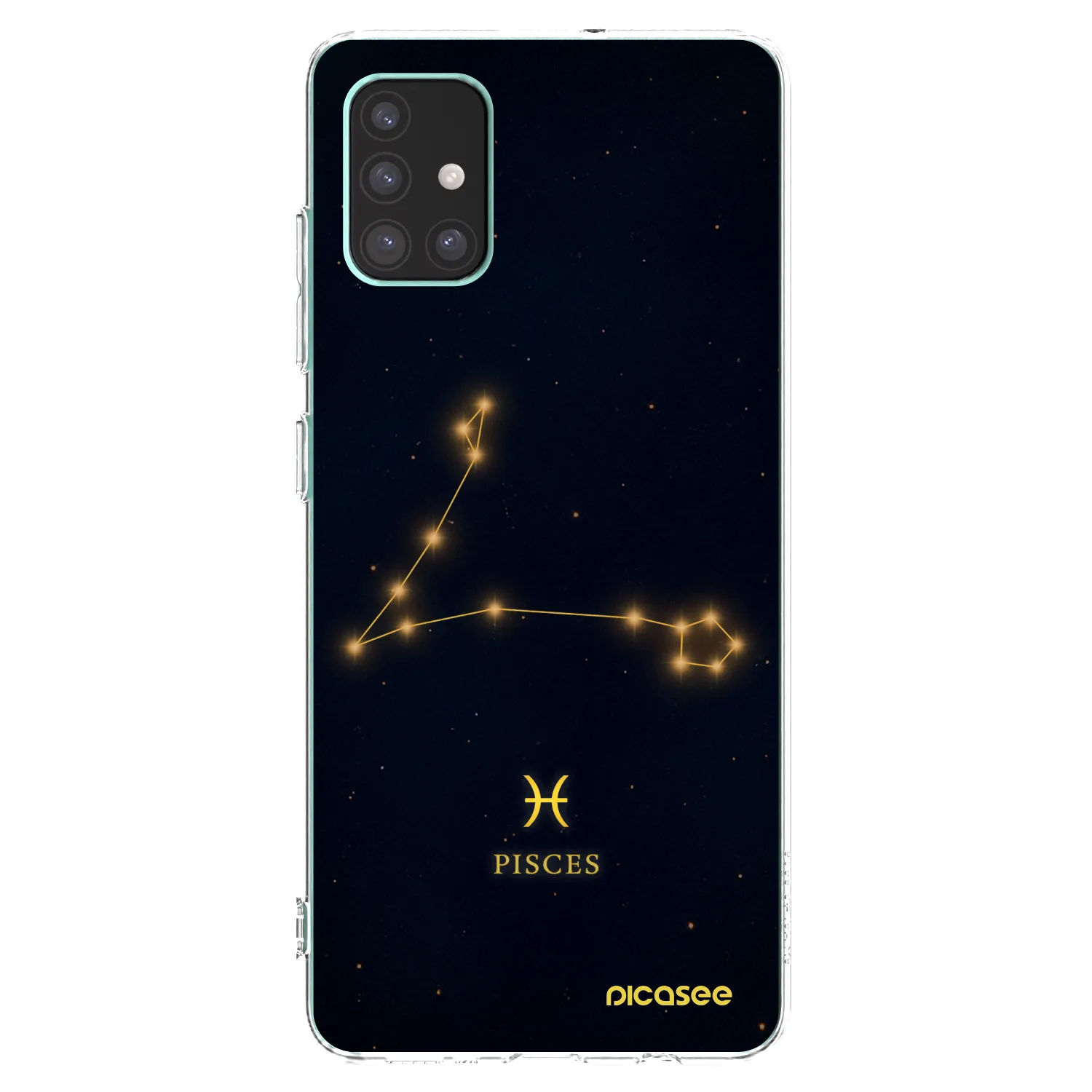 Picasee silikonowe przeźroczyste etui na Samsung Galaxy M51 M515F - PISCES