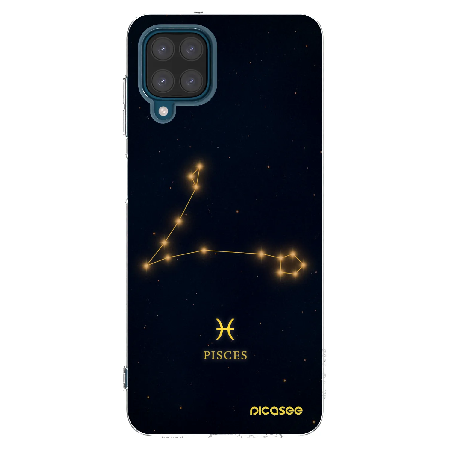 Picasee silikonowe przeźroczyste etui na Samsung Galaxy A12 A125F - PISCES