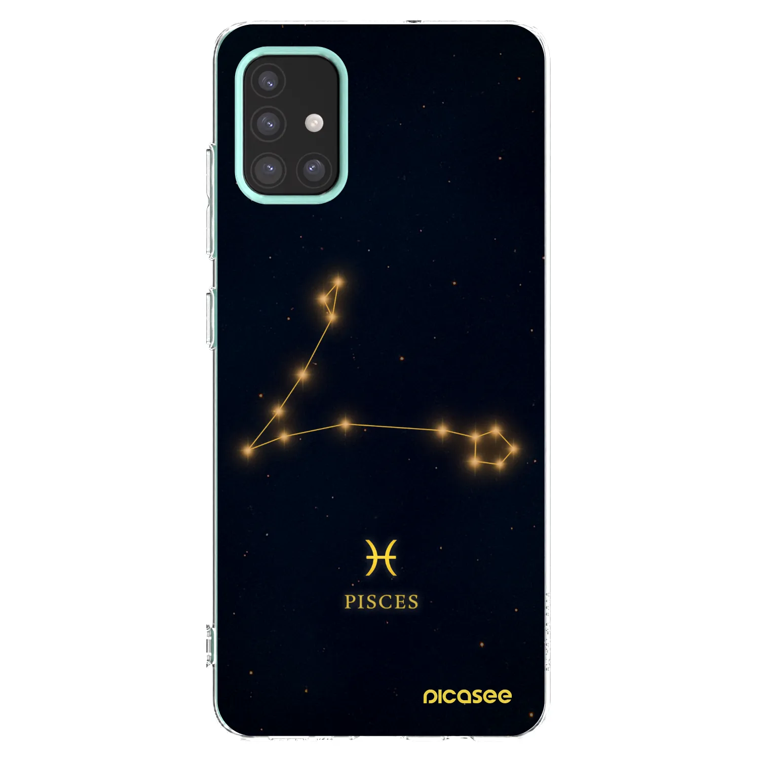 Picasee silikonowe przeźroczyste etui na Samsung Galaxy M31s - PISCES