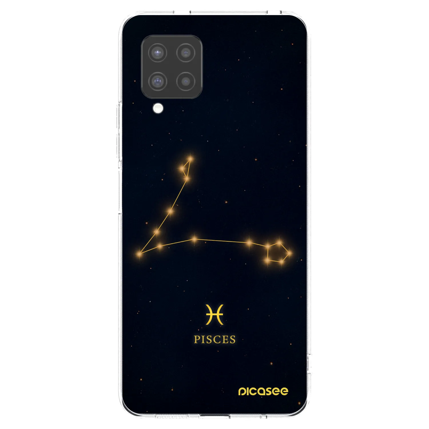 Picasee silikonowe przeźroczyste etui na Samsung Galaxy A42 A426B - PISCES