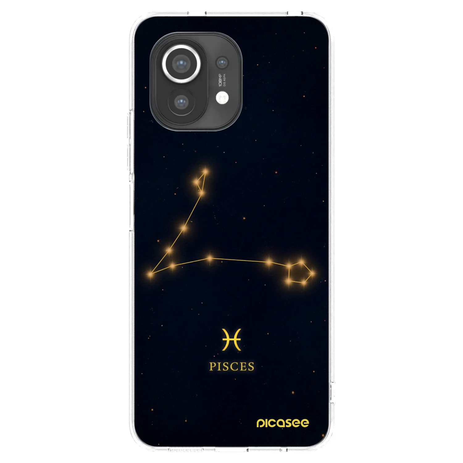 Picasee silikonowe przeźroczyste etui na Xiaomi Mi 11 - PISCES