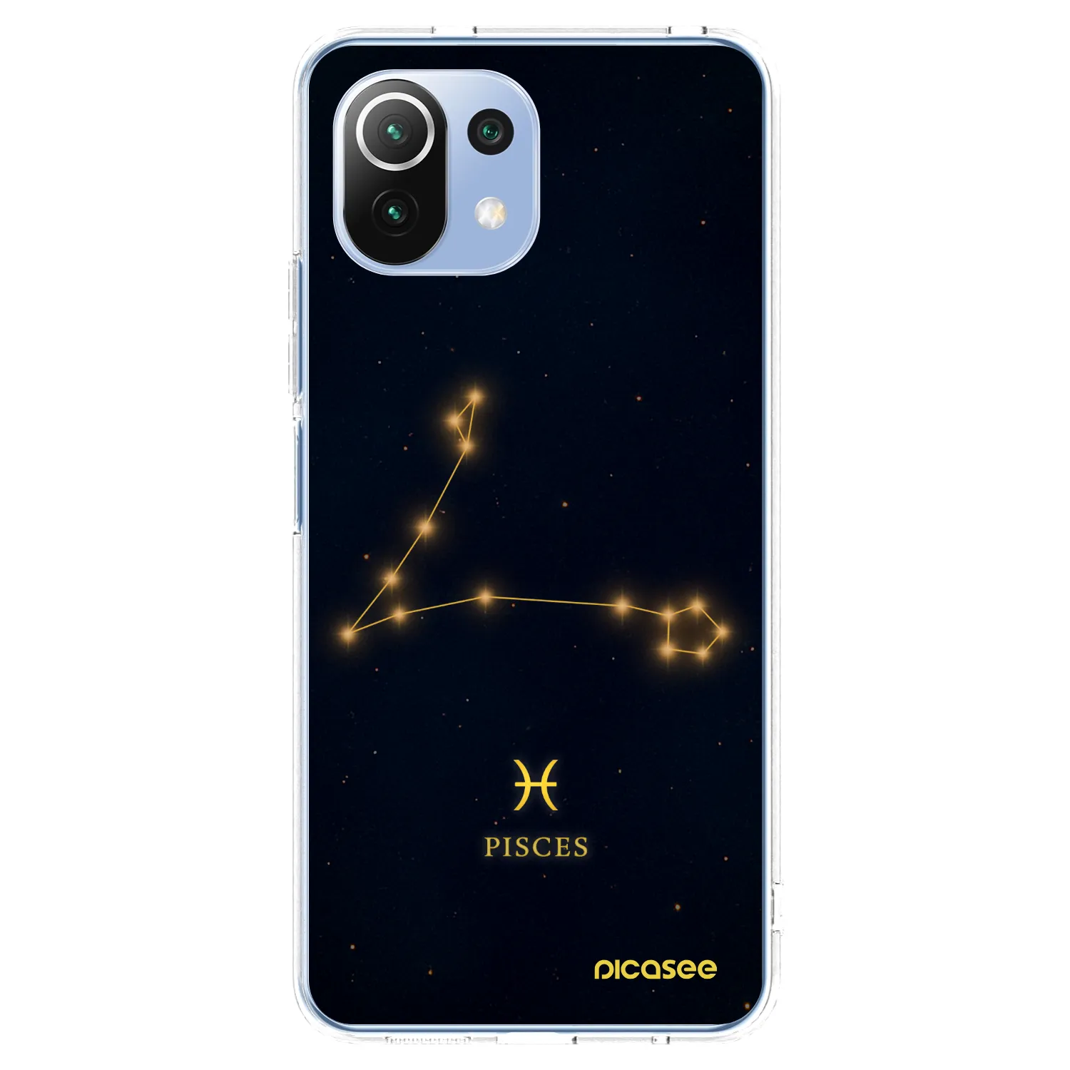 Picasee silikonowe przeźroczyste etui na Xiaomi Mi 11 Lite - PISCES