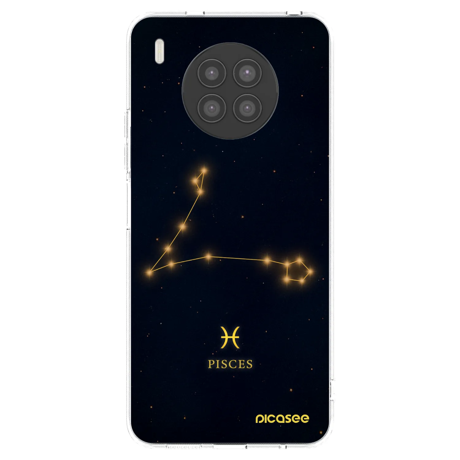 Picasee silikonowe przeźroczyste etui na Huawei Nova 8i - PISCES