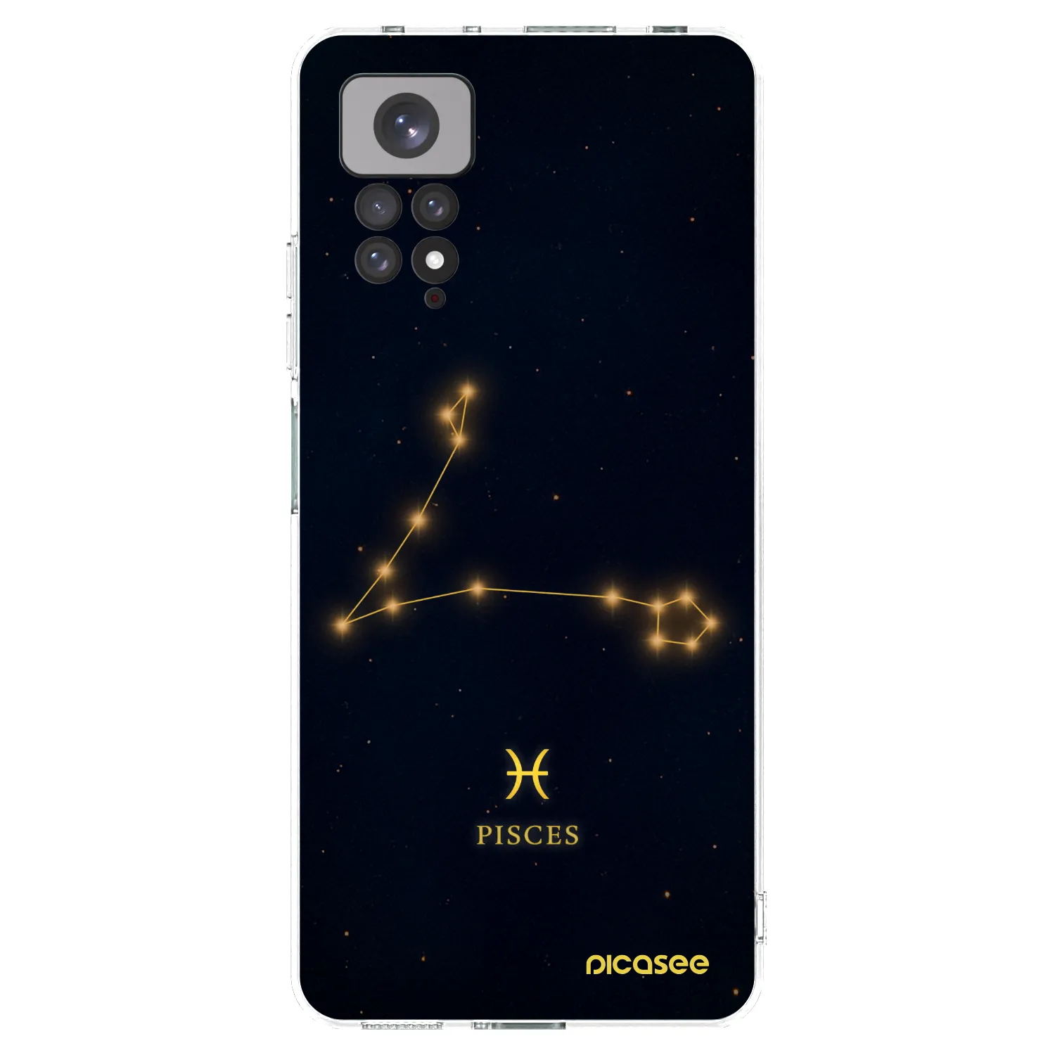 Picasee silikonowe przeźroczyste etui na Xiaomi Redmi Note 11S 4G - PISCES