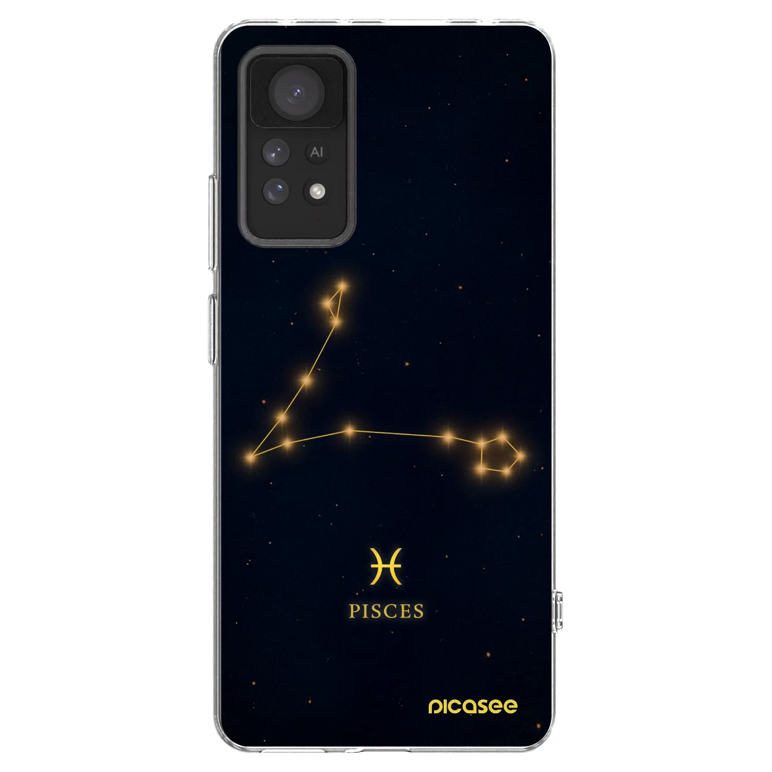 Picasee silikonowe przeźroczyste etui na Xiaomi Redmi Note 11 Pro 5G - PISCES