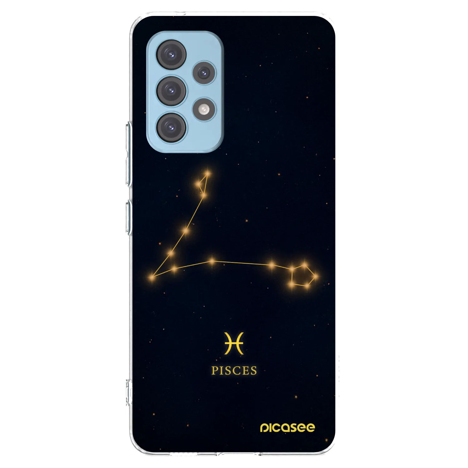Picasee silikonowe przeźroczyste etui na Samsung Galaxy A53 5G A536 - PISCES