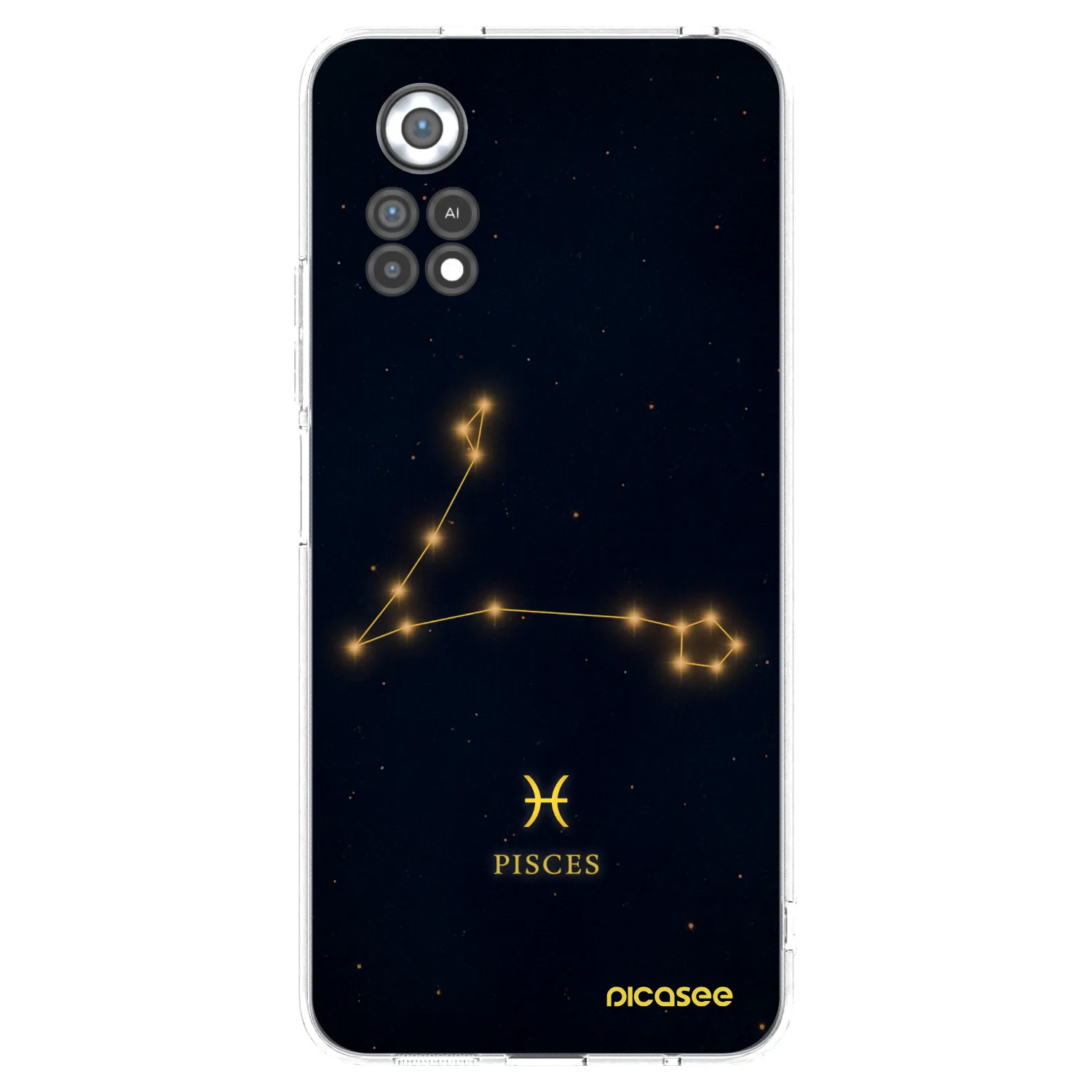 Picasee silikonowe przeźroczyste etui na Xiaomi Poco X4 Pro 5G - PISCES