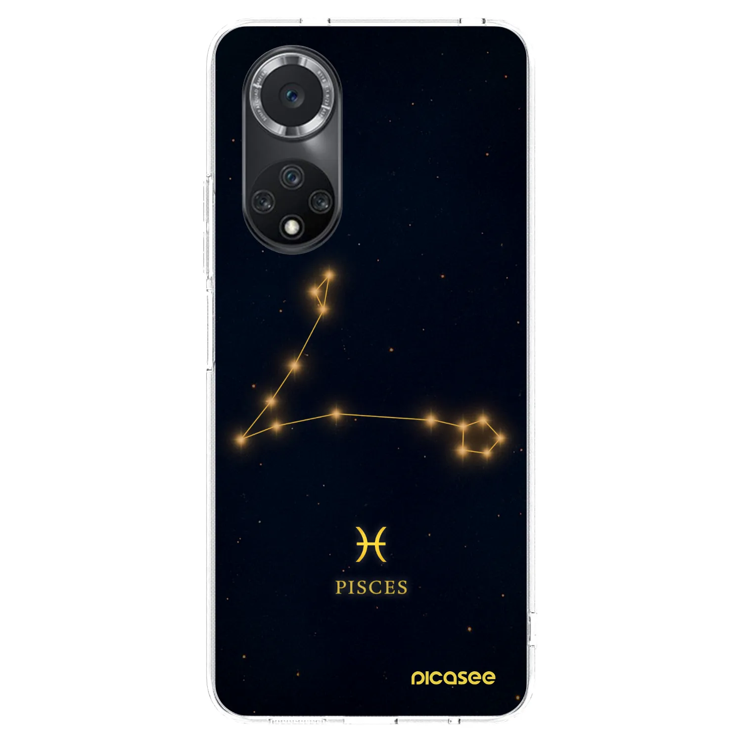 Picasee silikonowe przeźroczyste etui na Huawei Nova 9 SE - PISCES