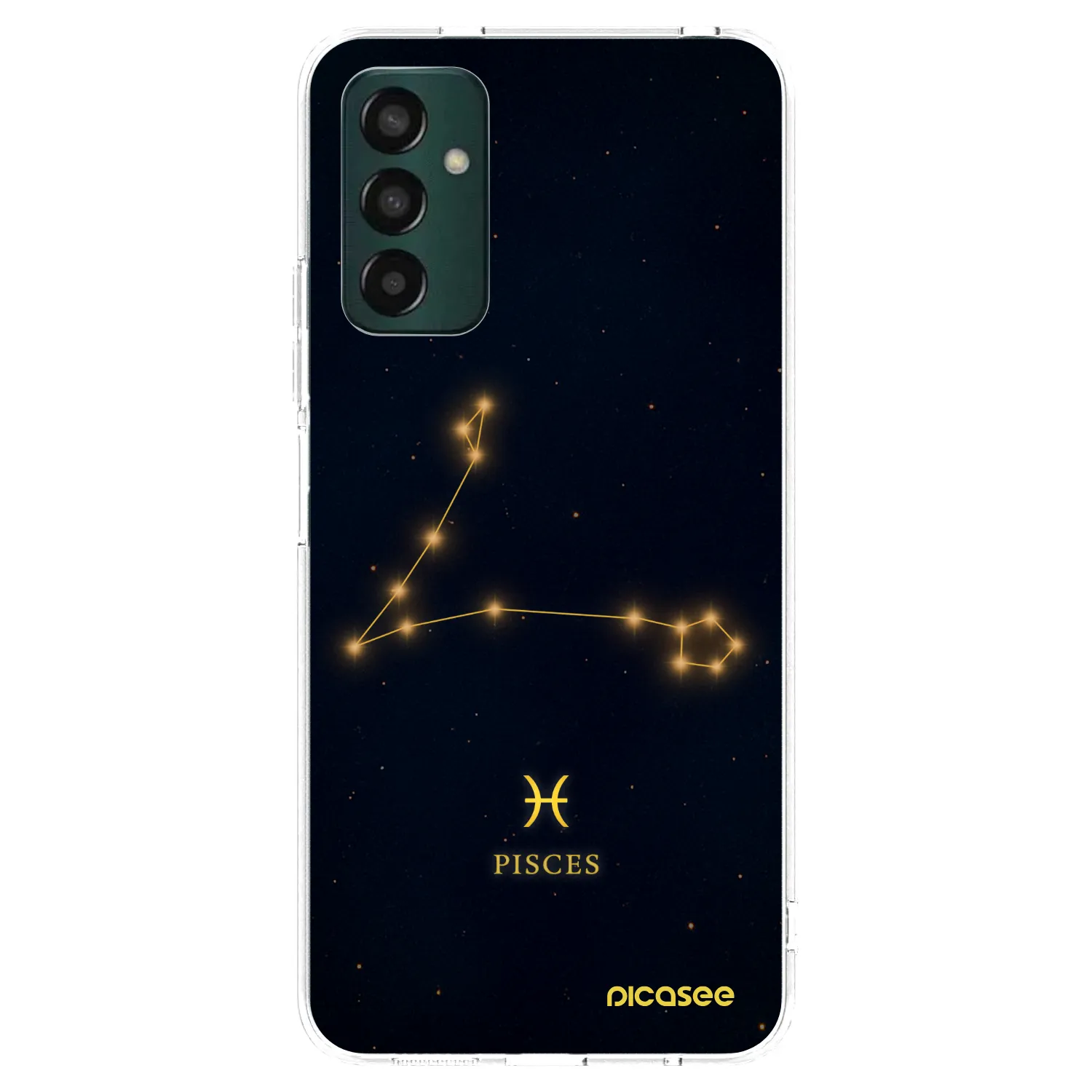 Picasee silikonowe przeźroczyste etui na Samsung Galaxy M13 M135F - PISCES