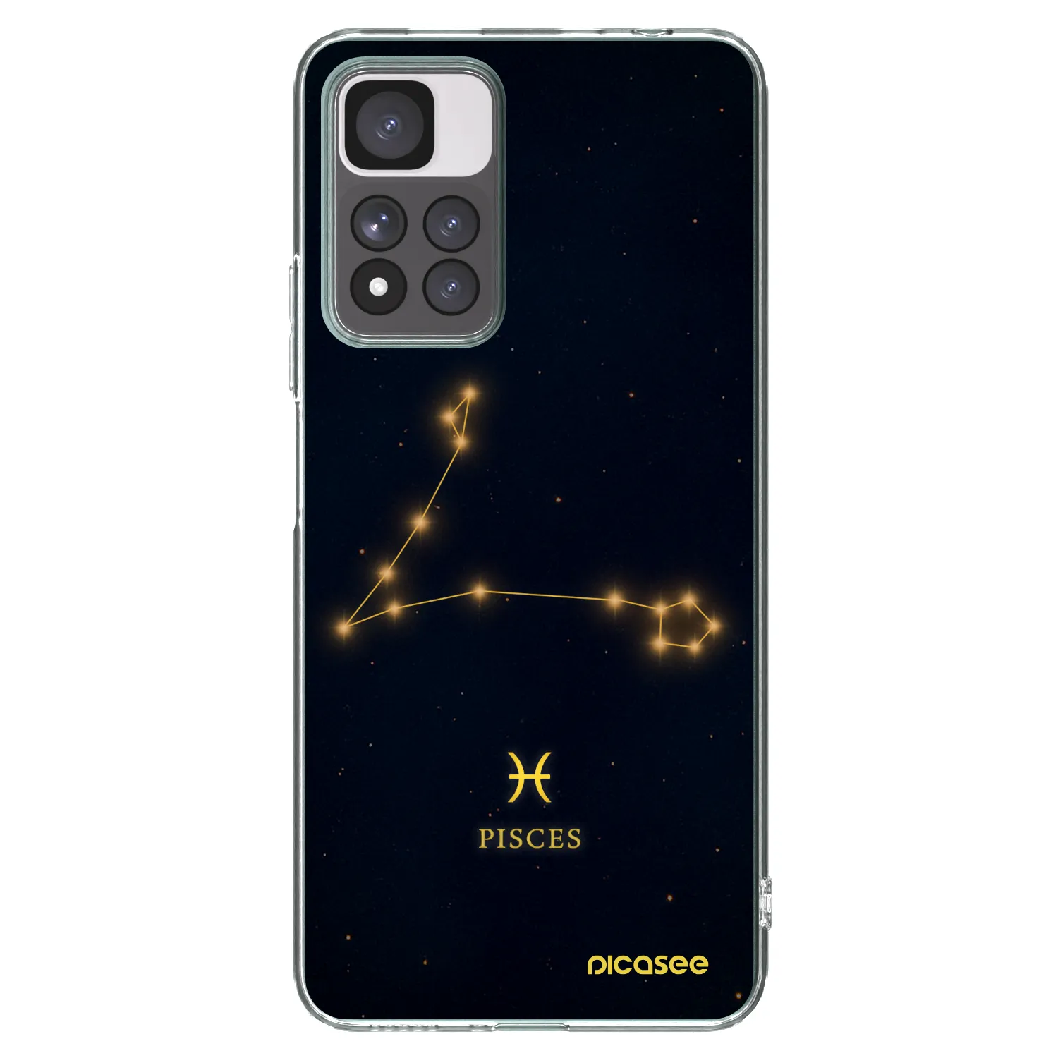 Picasee silikonowe przeźroczyste etui na Xiaomi Redmi Note 11 Pro+ 5G - PISCES
