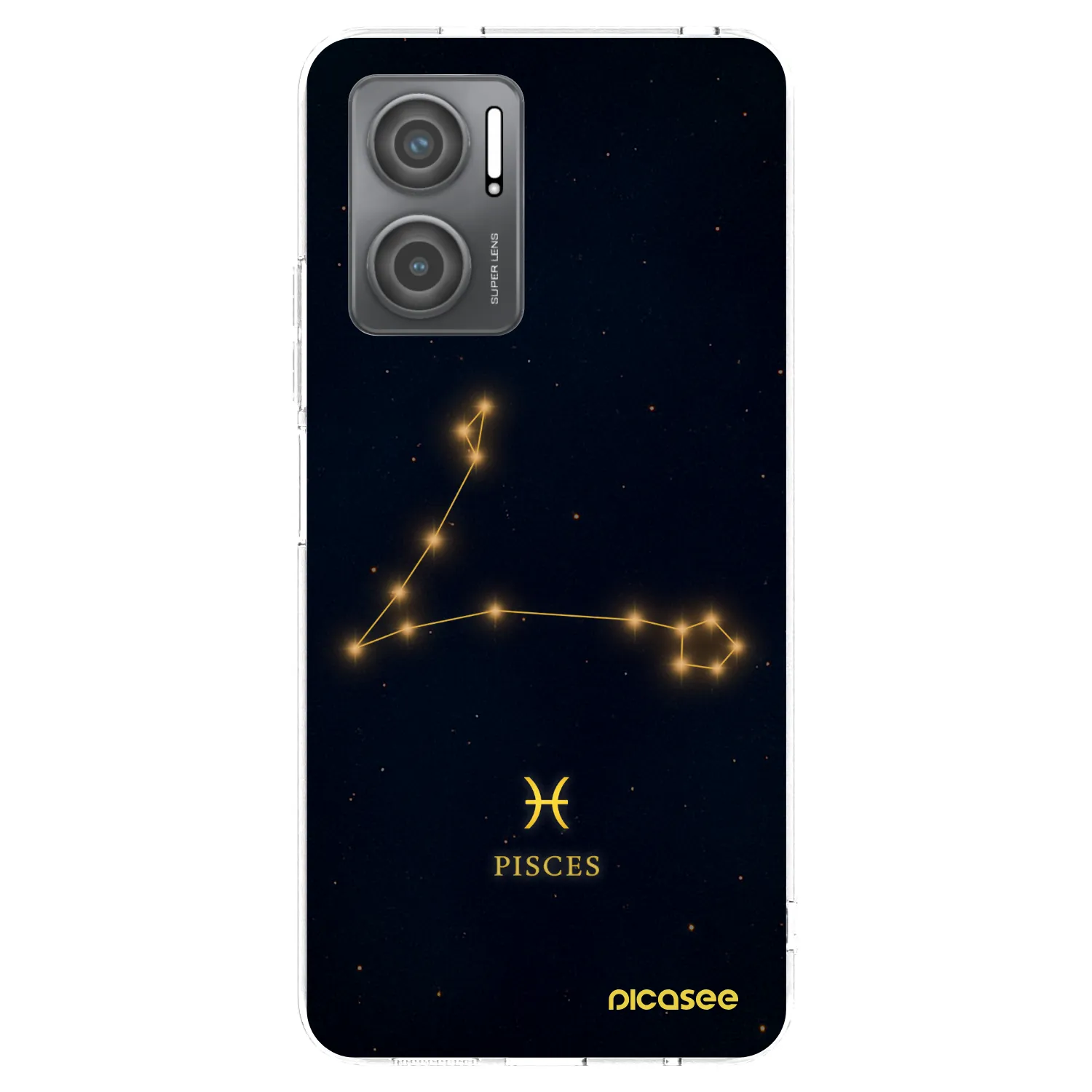 Picasee silikonowe przeźroczyste etui na Xiaomi Redmi 10 5G - PISCES