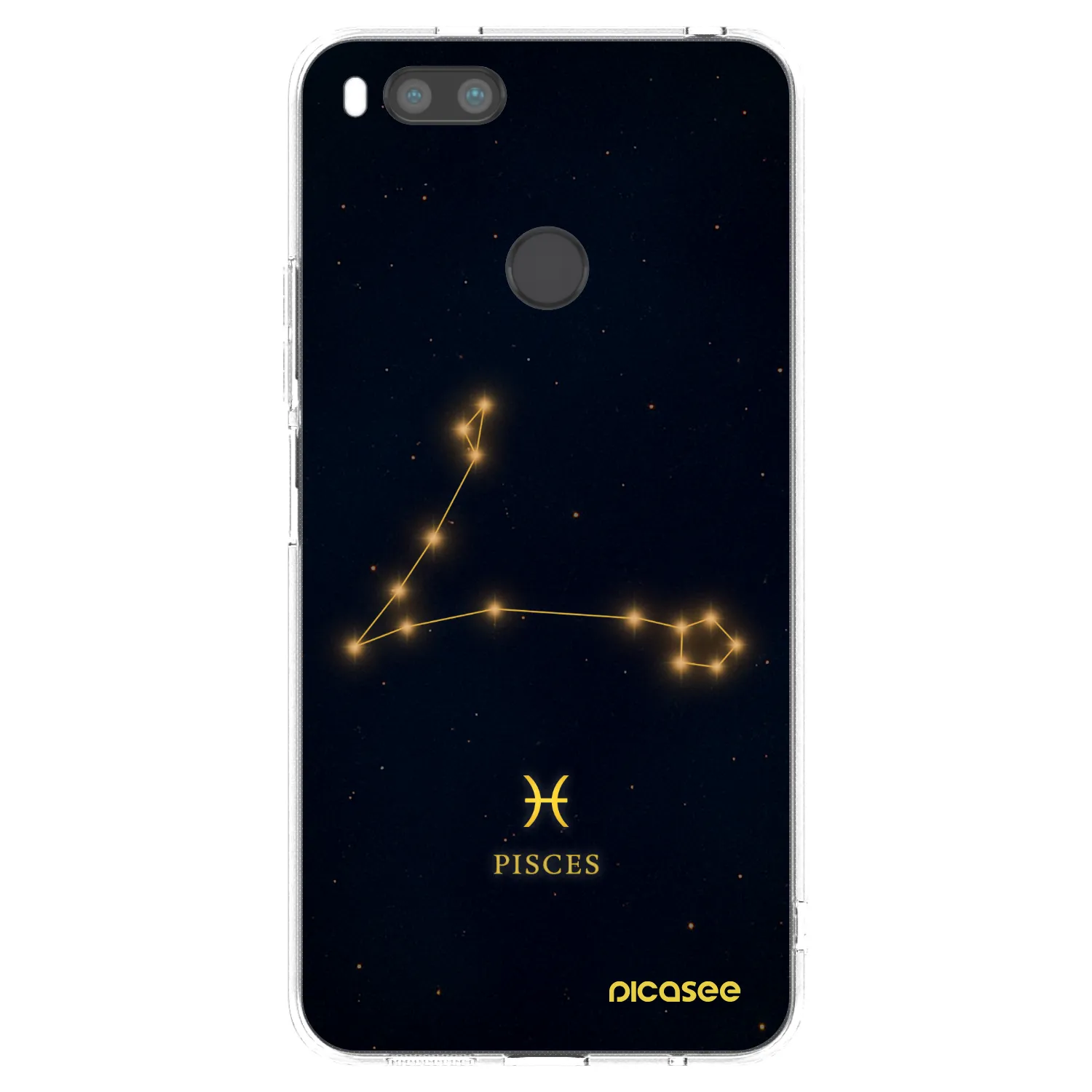 Picasee silikonowe przeźroczyste etui na Xiaomi Redmi A1 - PISCES