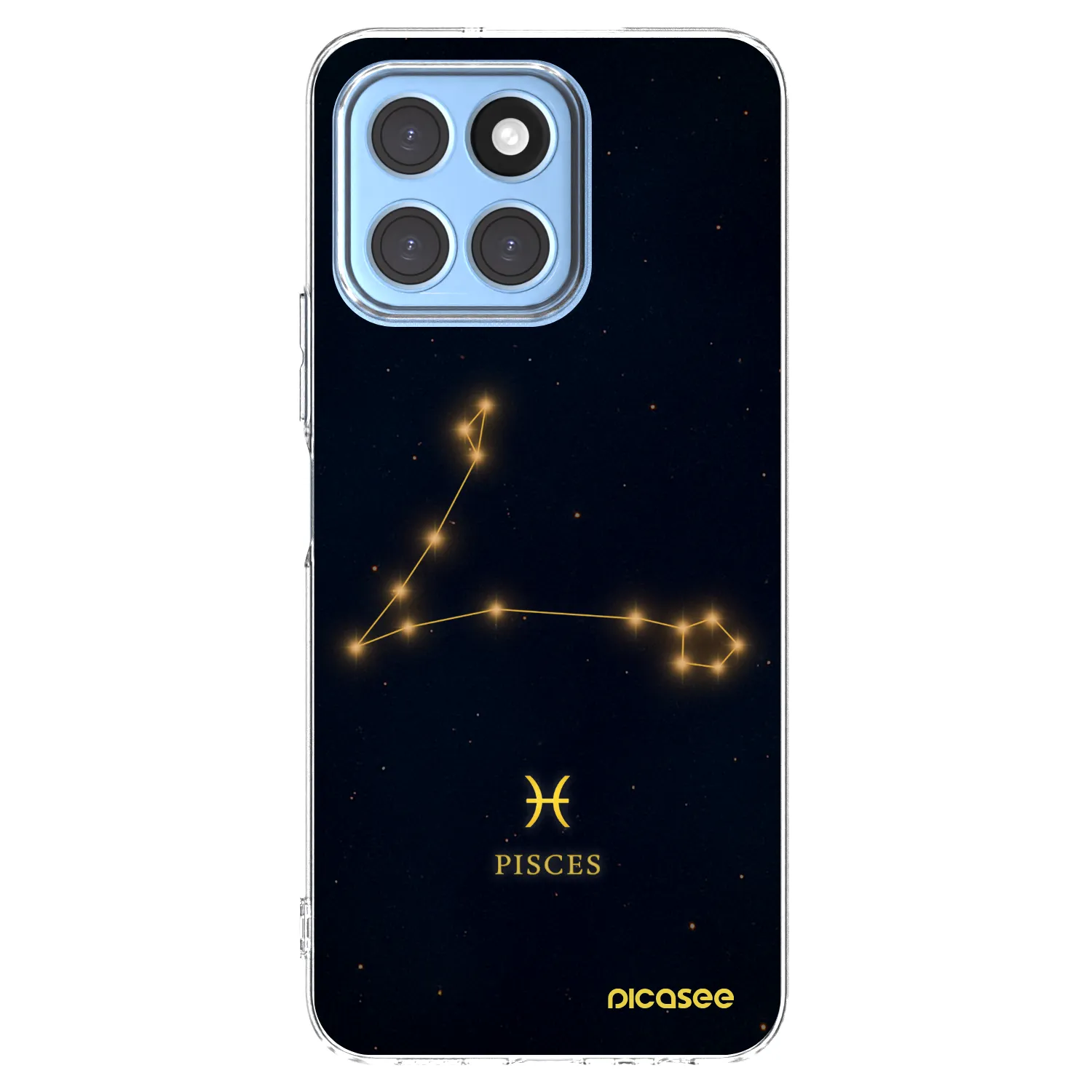 Picasee silikonowe przeźroczyste etui na Honor X6 - PISCES