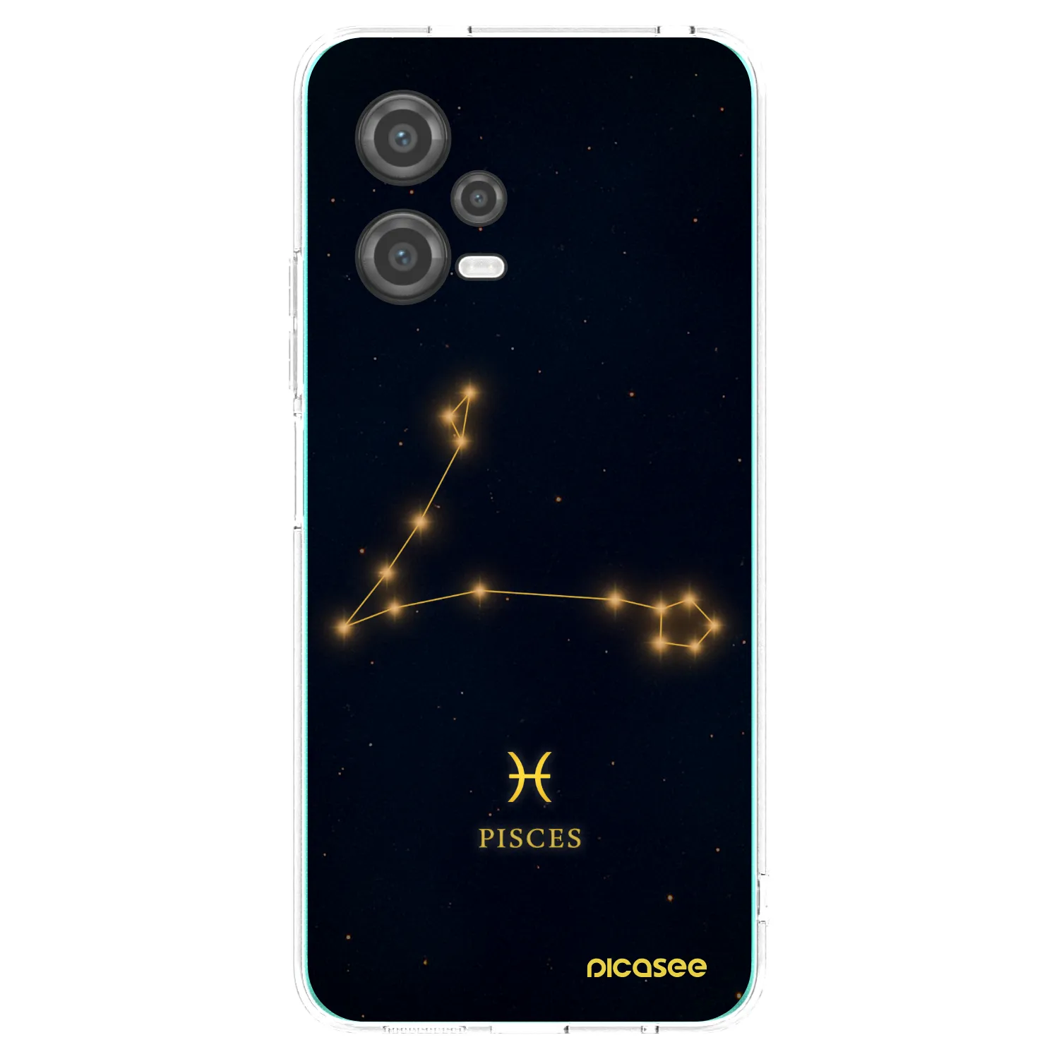Picasee silikonowe przeźroczyste etui na Xiaomi Poco X5 - PISCES