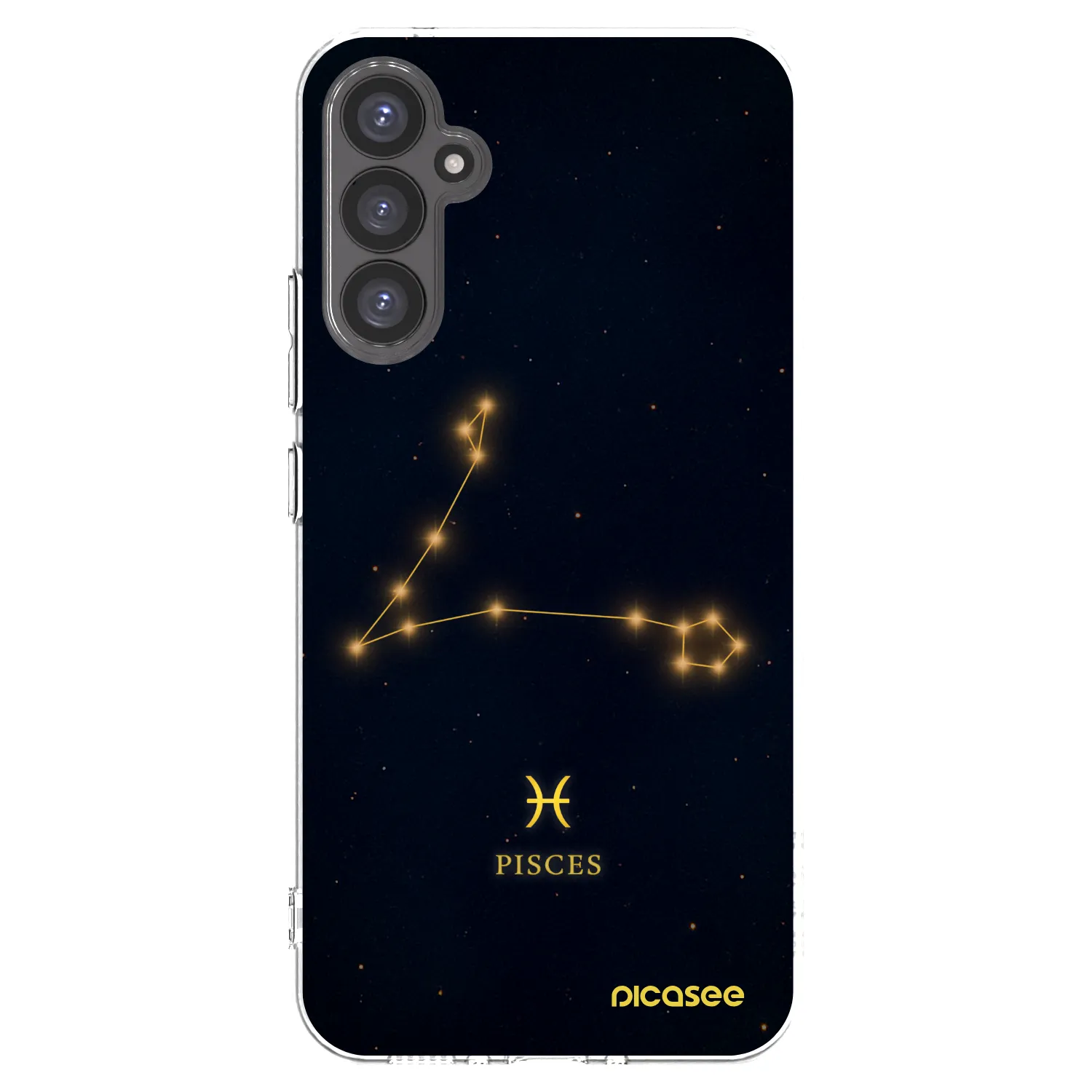 Picasee silikonowe przeźroczyste etui na Samsung Galaxy A34 5G A346B - PISCES