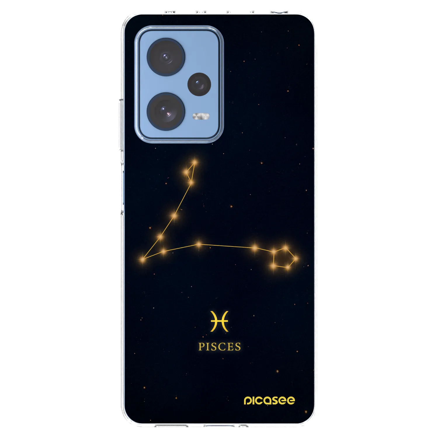 Picasee silikonowe przeźroczyste etui na Xiaomi Redmi Note 12 Pro 5G - PISCES