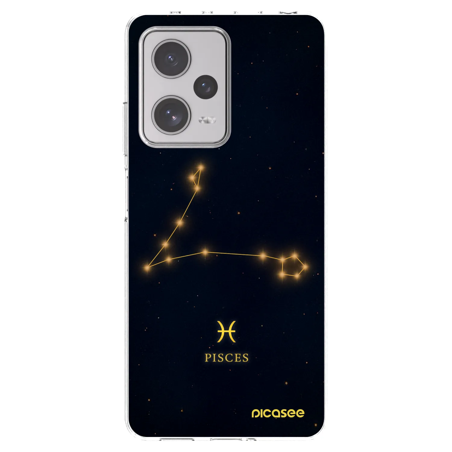 Picasee silikonowe przeźroczyste etui na Xiaomi Redmi Note 12 Pro+ 5G - PISCES