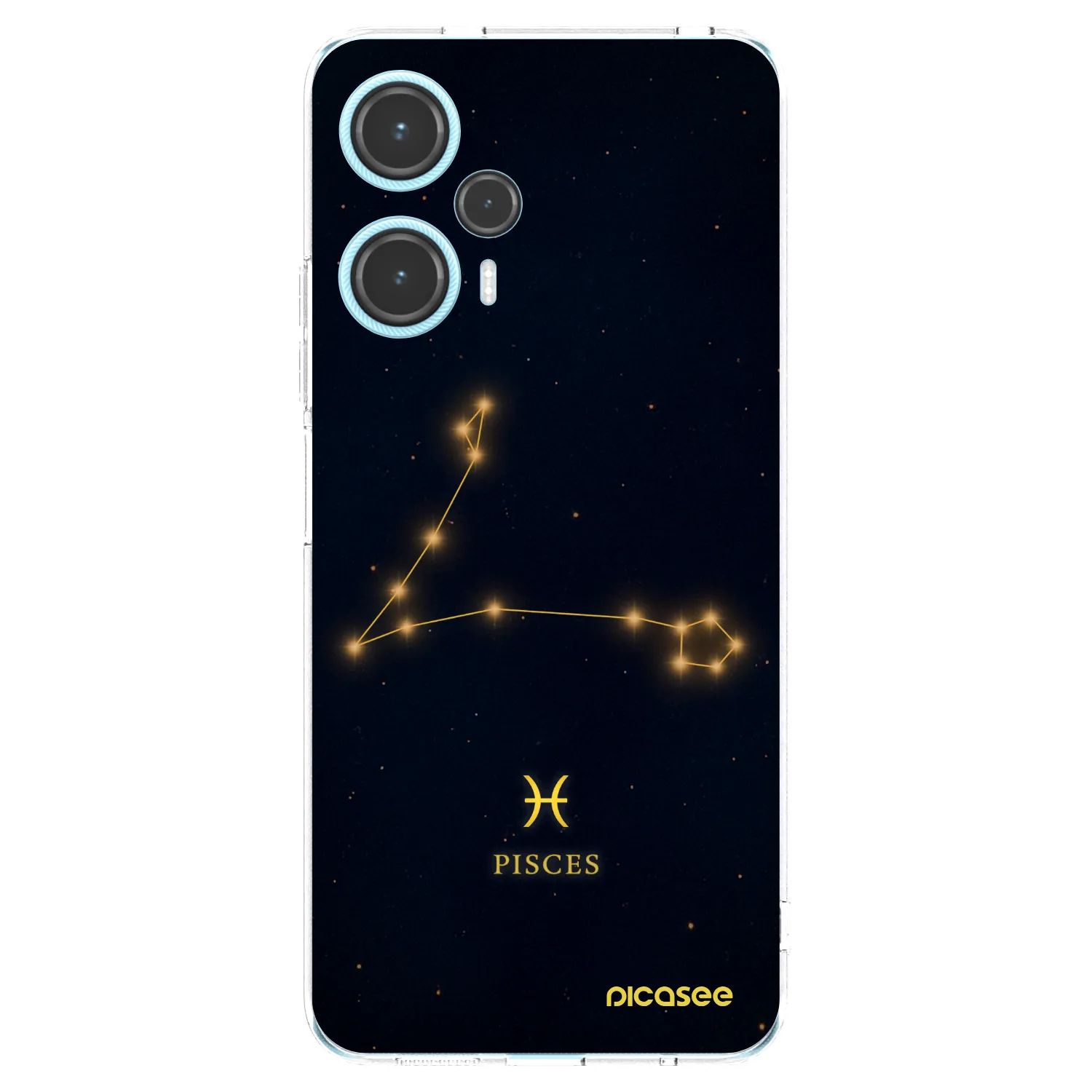 Picasee silikonowe przeźroczyste etui na Xiaomi Poco F5 - PISCES
