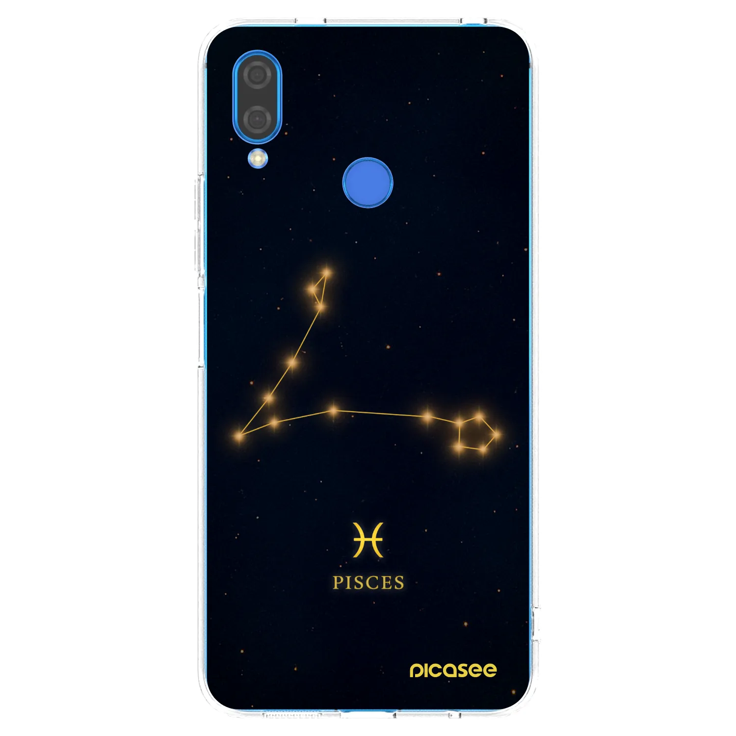 Picasee silikonowe przeźroczyste etui na Huawei Nova 3i - PISCES