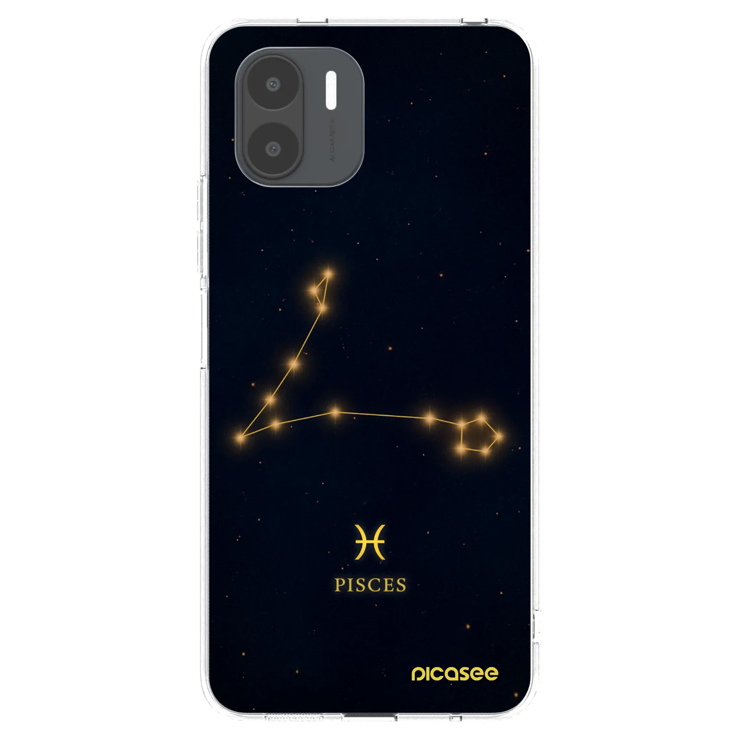 Picasee silikonowe przeźroczyste etui na Xiaomi Redmi A2 - PISCES