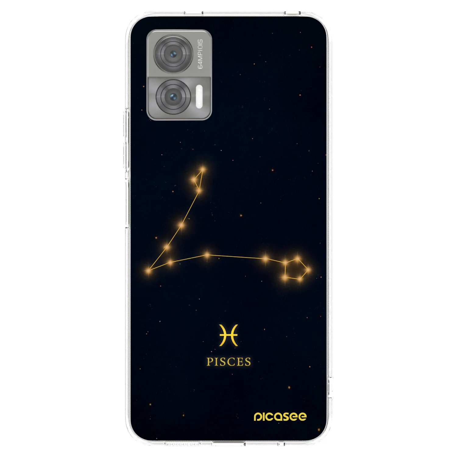 Picasee silikonowe przeźroczyste etui na Motorola Edge 30 Neo - PISCES