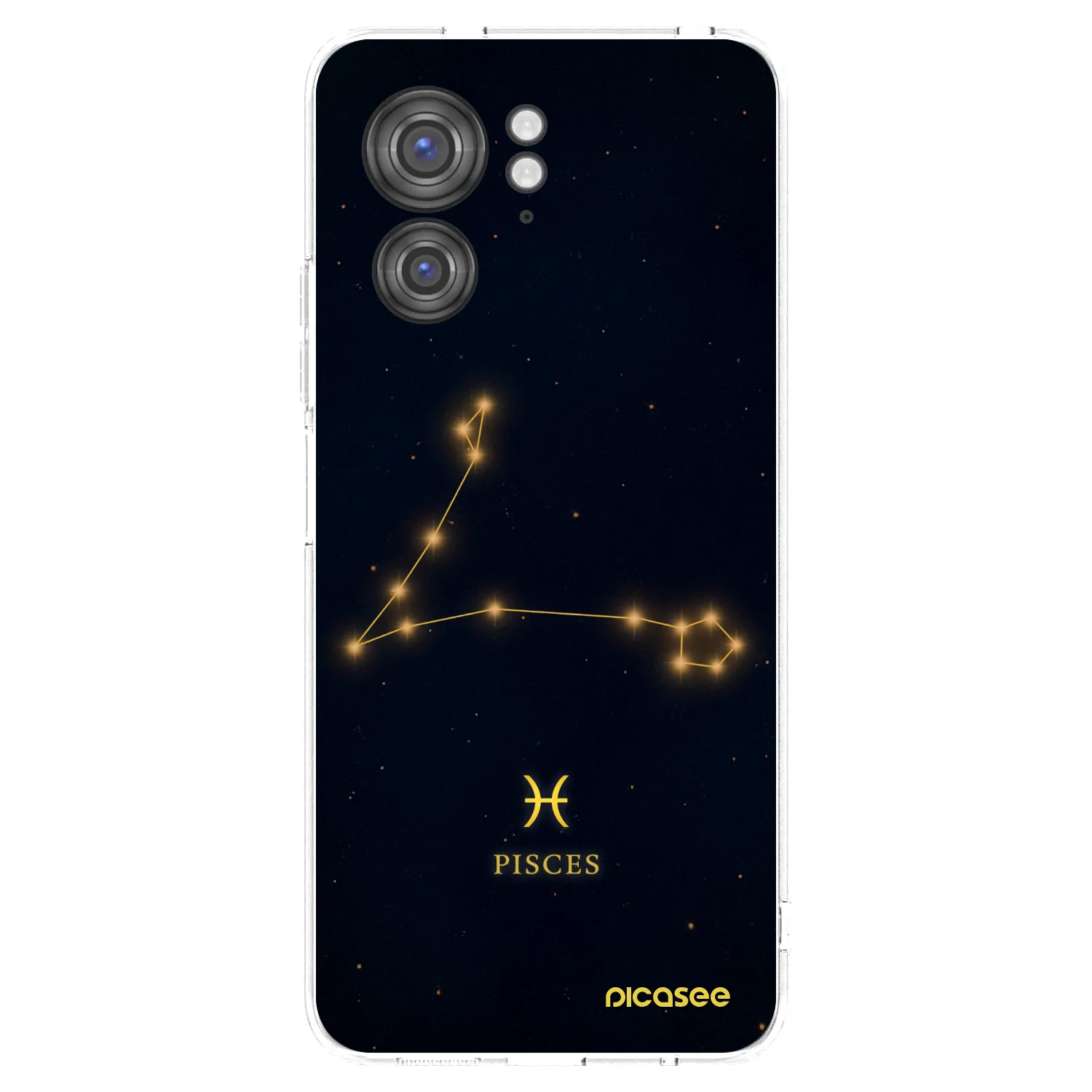 Picasee silikonowe przeźroczyste etui na Motorola Edge 40 - PISCES