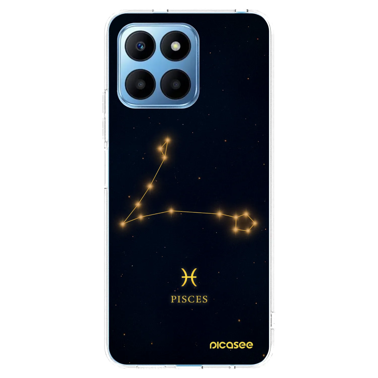 Picasee silikonowe przeźroczyste etui na Honor 70 Lite - PISCES