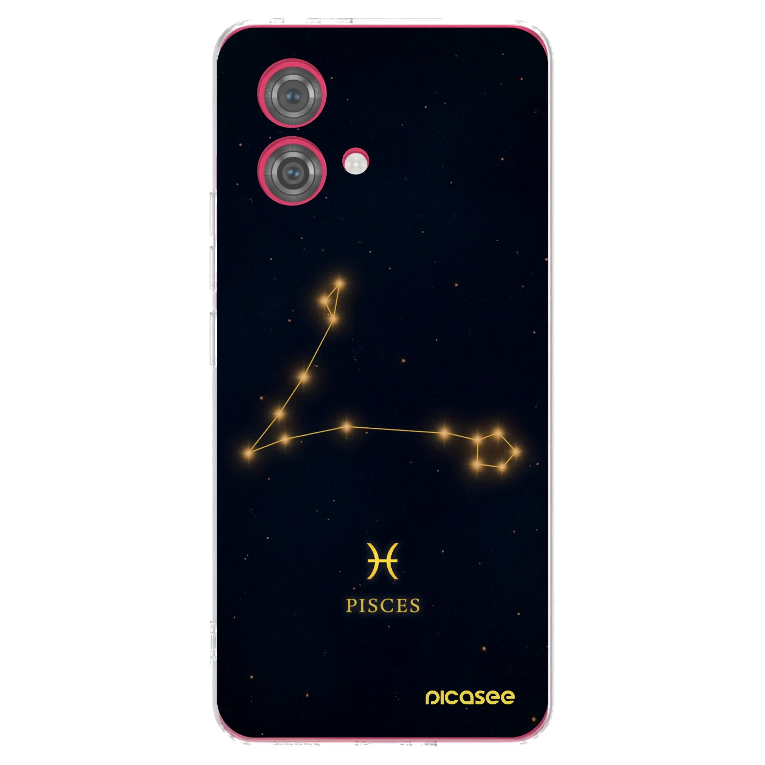 Picasee silikonowe przeźroczyste etui na Motorola Moto G84 5G - PISCES