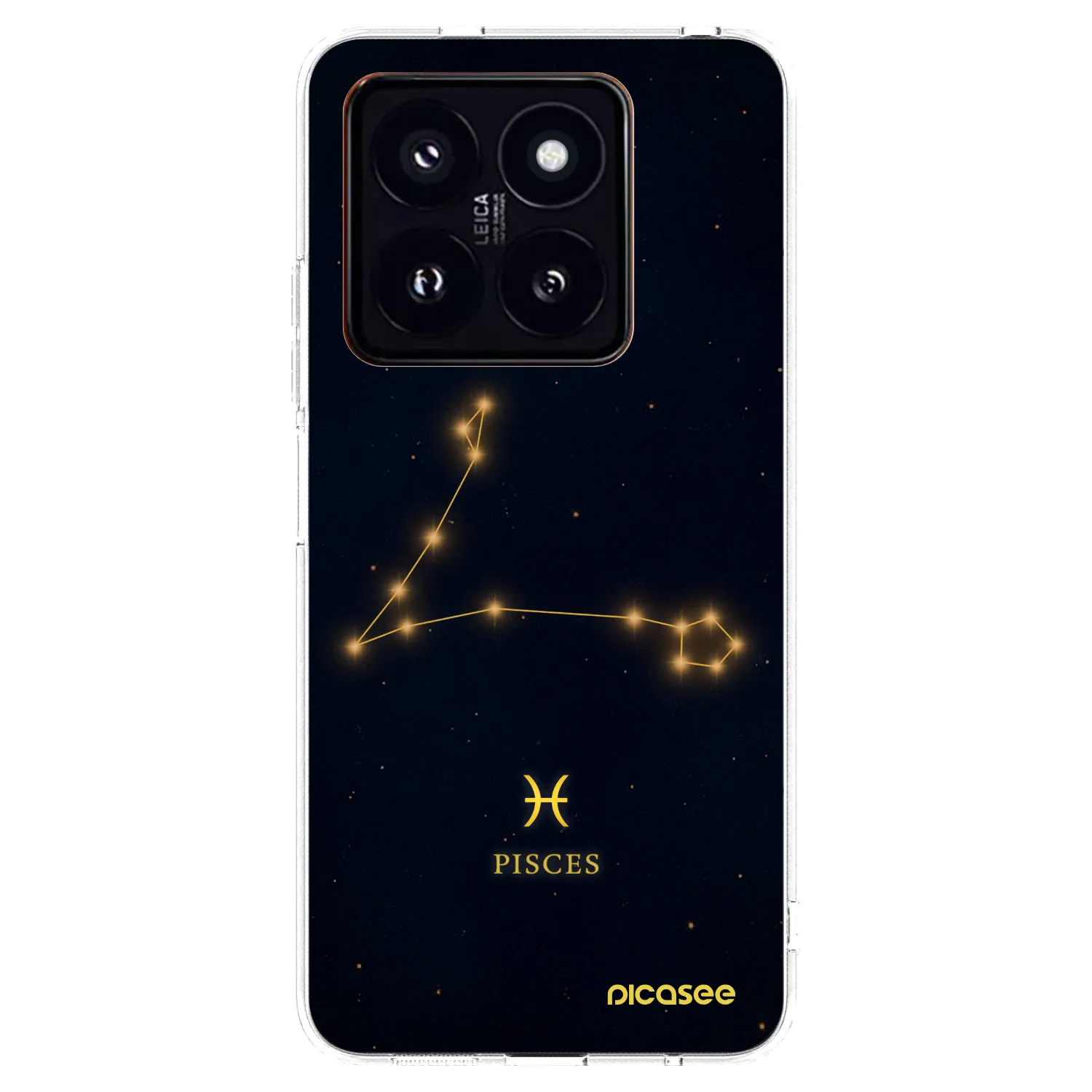 Picasee silikonowe przeźroczyste etui na Xiaomi 14 Pro - PISCES