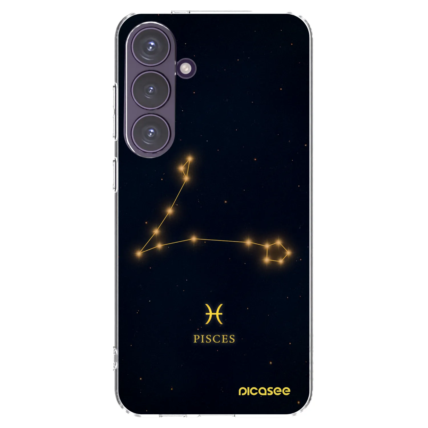 Picasee silikonowe przeźroczyste etui na Samsung Galaxy S24+ S926B 5G - PISCES